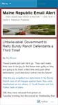 Mobile Screenshot of mainerepublicemailalert.com